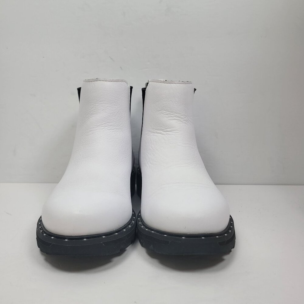 Sorel Women's Lennox White Leather Chelsea Ankle Boot US Size 6 - Picture 3 of 10